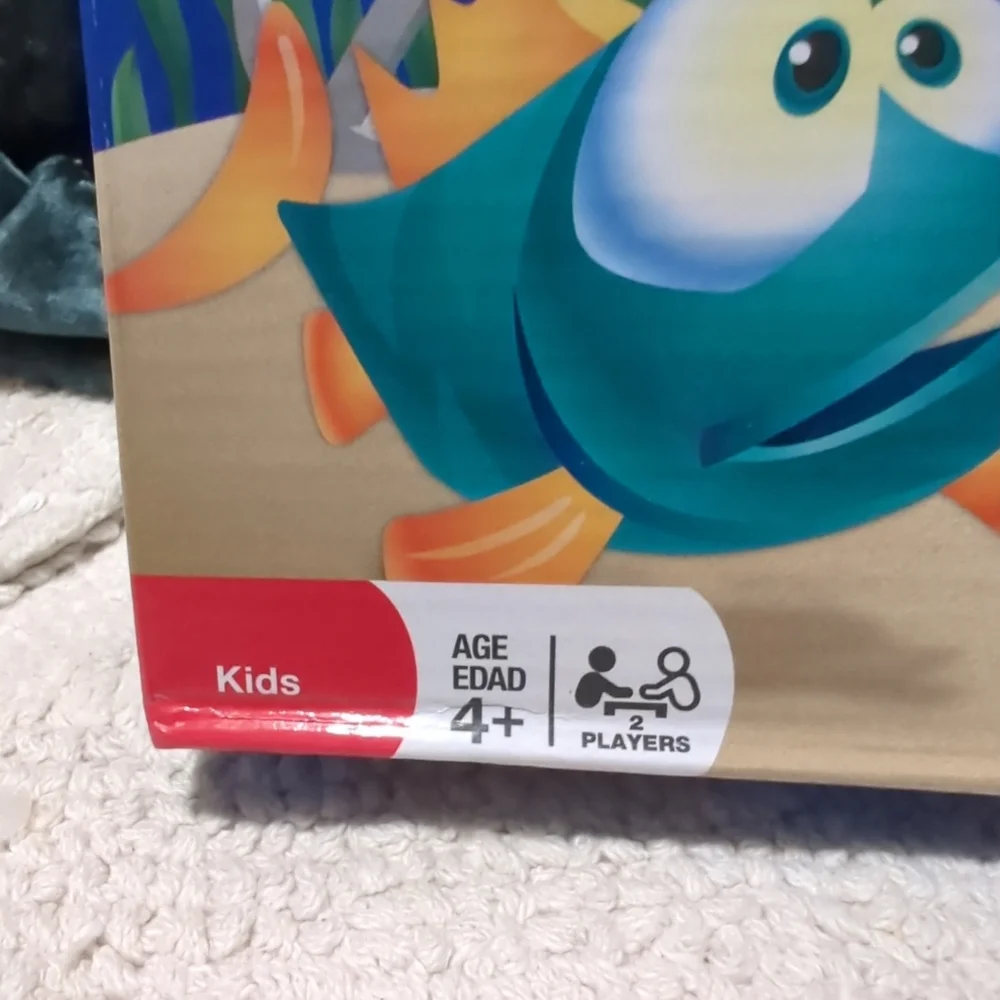 Fishing Fun Motorized Game Catch Fish As Board Rotates 4 Fishing Poles Ages 4+